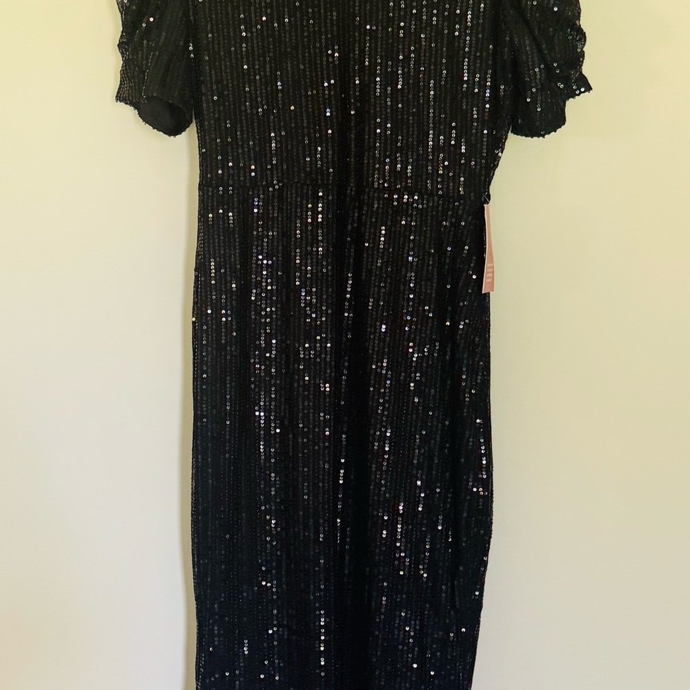 Ivy City Co - Black Sequin Dress